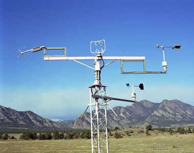 Wind Anemometers Sonic and Vane